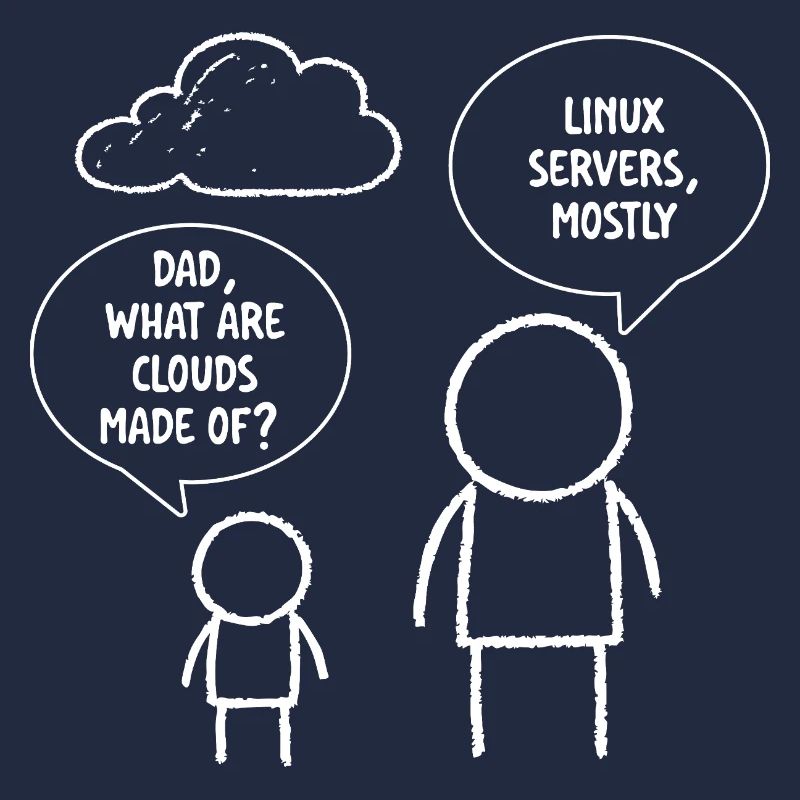 Papa, was sind Clouds, die aus Linux-Servern bestehen?