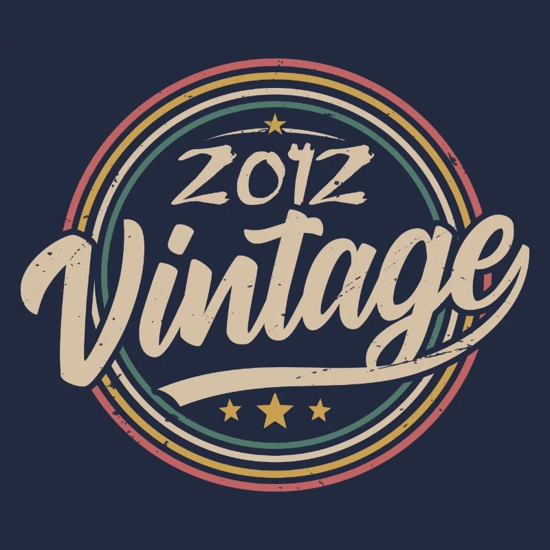 2012 Vintage 2012 Geburtstagsgeschenk - Retro Stil 2012
