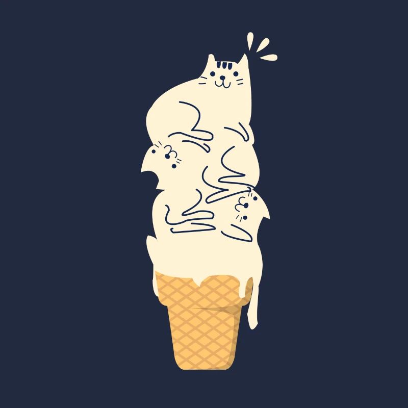 Chat sur glace Chat chat de la maison cadeau