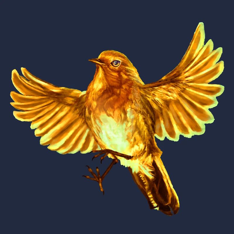 oiseau jaune