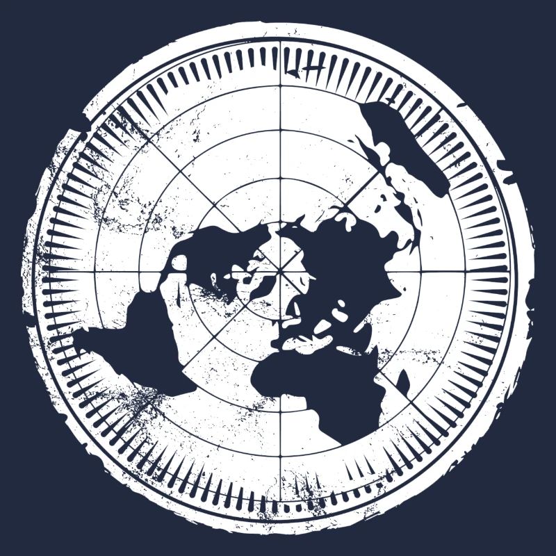 Flat Earth Map - Carte de la Terre plate