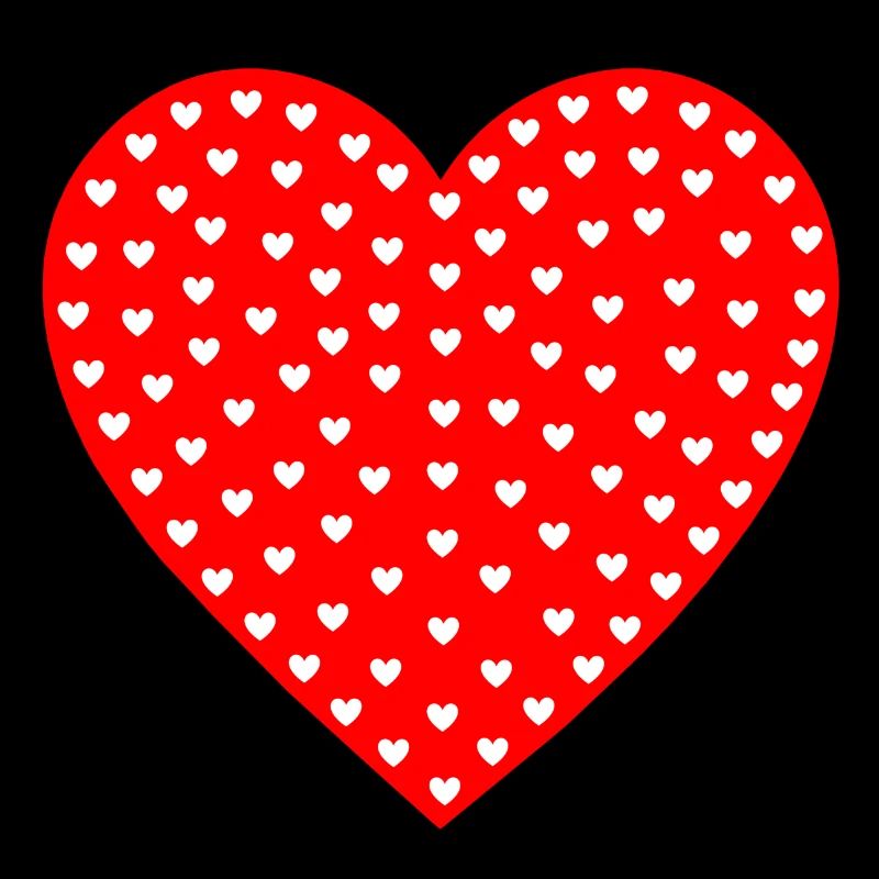 Heart Flood Small Hearts Pattern