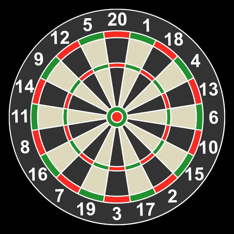 Dartscheibe Dart klassisch