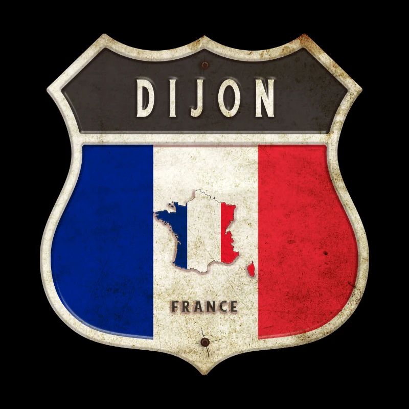 Dijon Frankreich Wappen Flaggen Design
