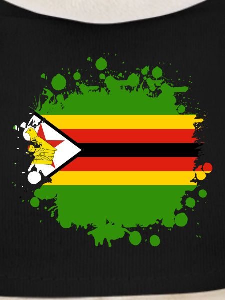 Zimbabwe flags blob