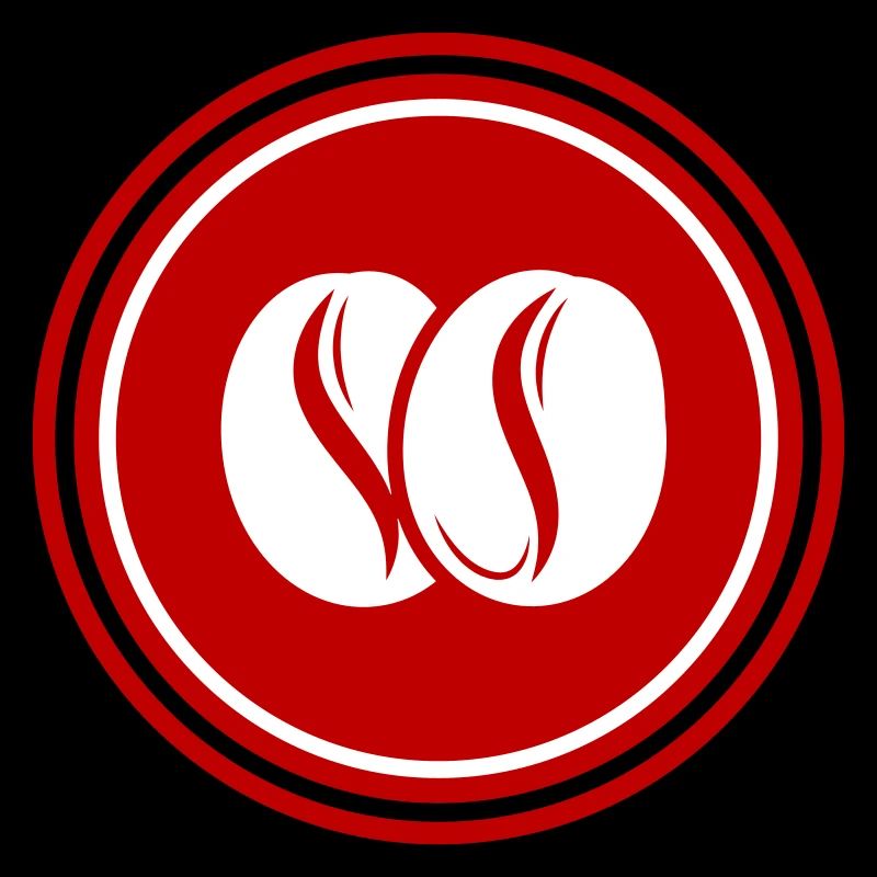 Coffee bean symbol