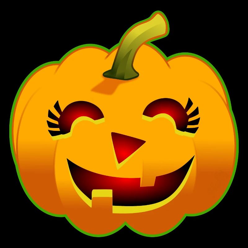 Halloween-Kürbis – Lächelnd