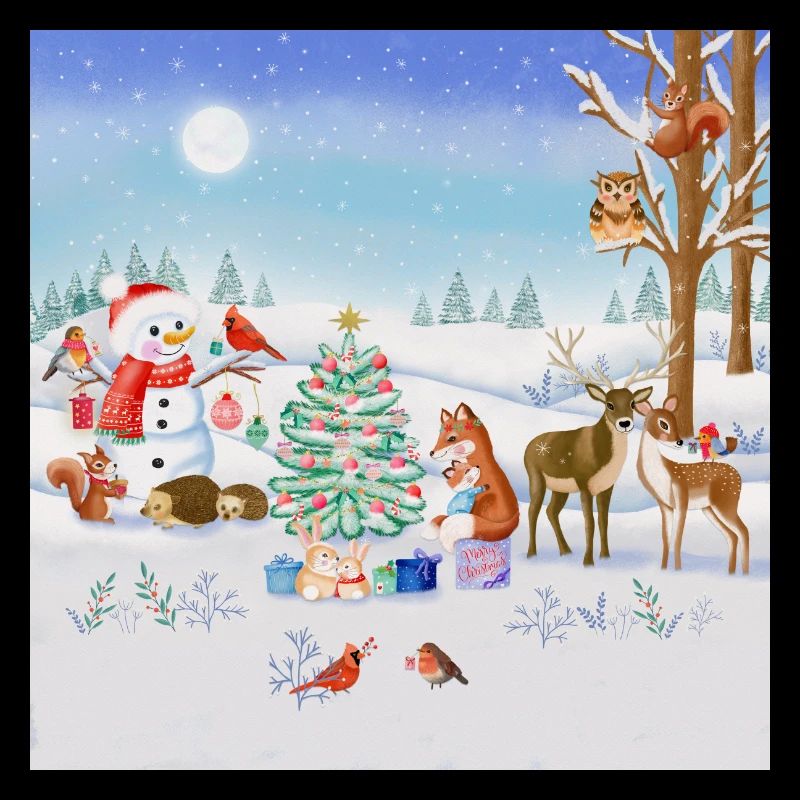 Conte de fées de Noël-hiver