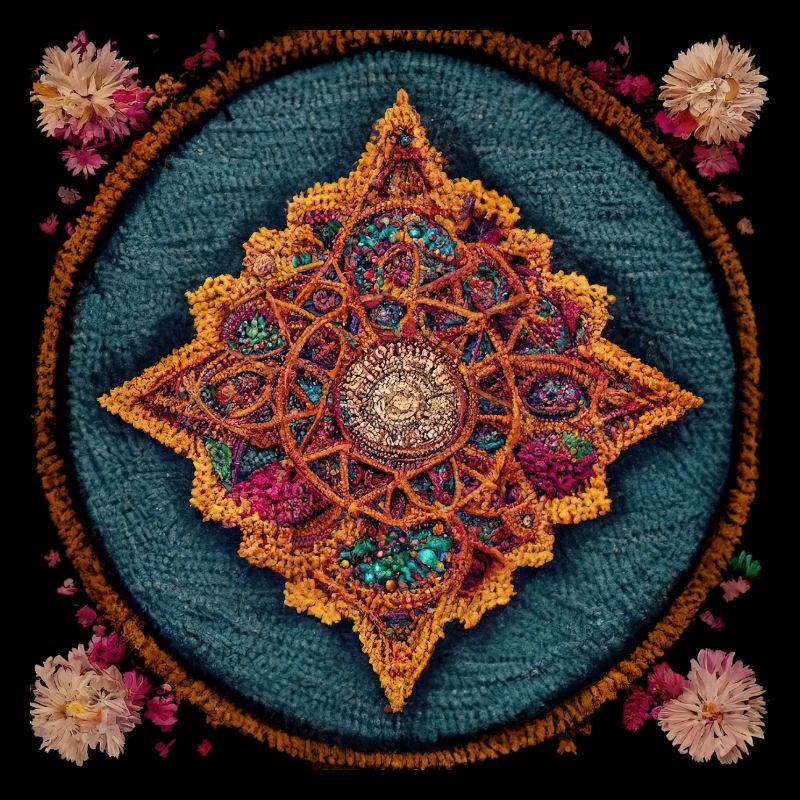 Boho Mandala Abstract