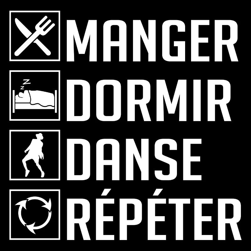 Manger, Dormir, Danse, Répéter