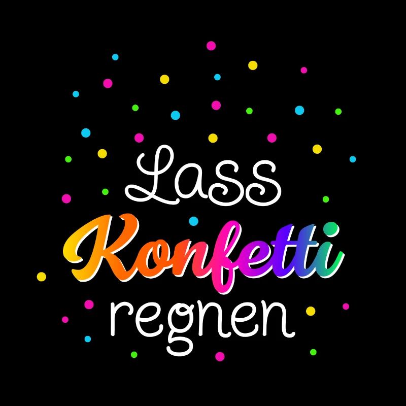 Lass Konfetti regnen
