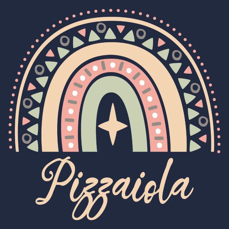 Cadeau Pizzaiola. Boho Rainbow pizzaiola.