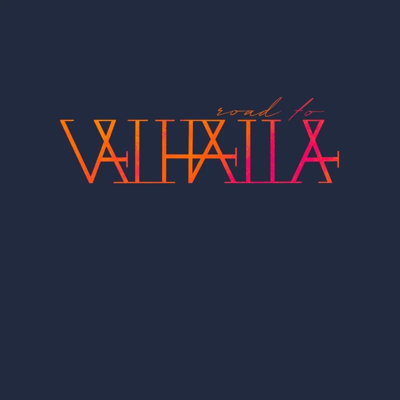 Road to Valhalla - Logo texte Vikings