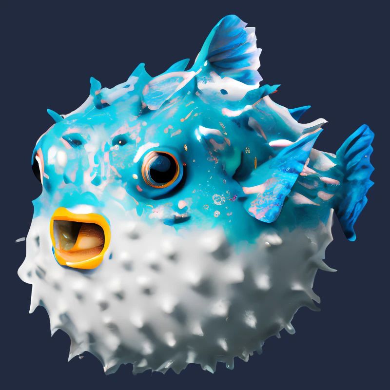 Poisson-globe gonflé