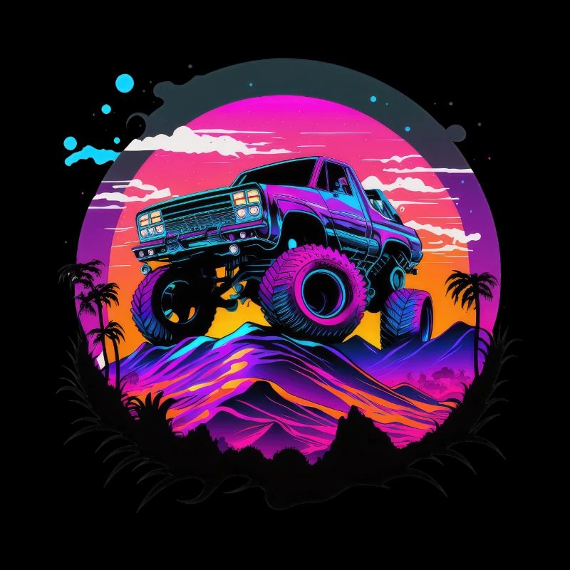 Monster Truck Synthwave