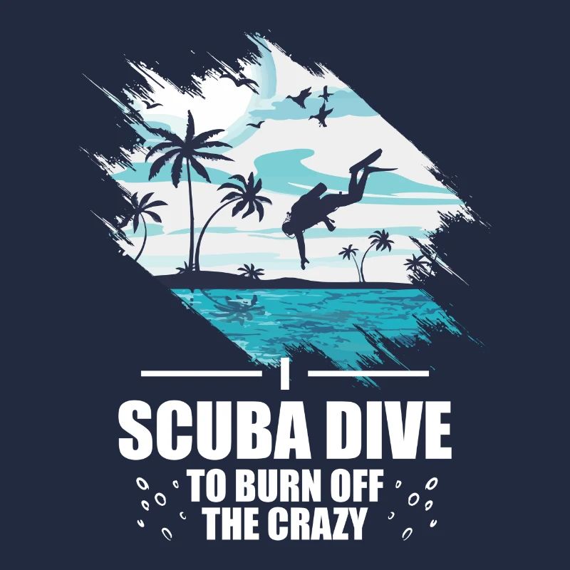 Scuba Diver Speerfischen Design