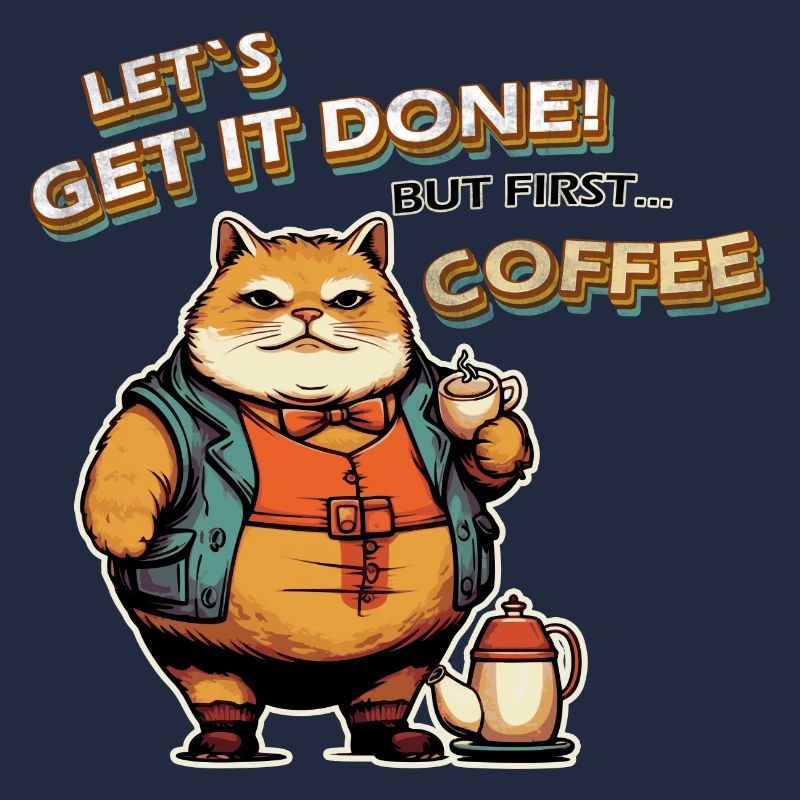 Lass es uns erledigen Katzenkaffee