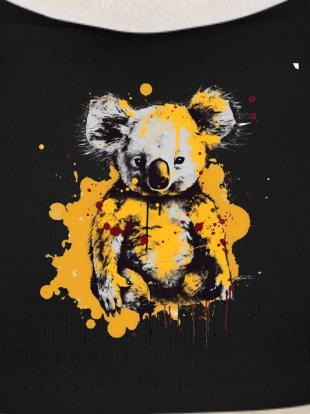 Koala in Farbklecksen