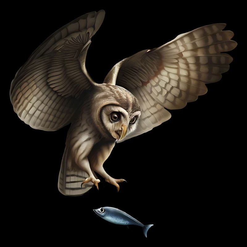 Le hibou pêcheur