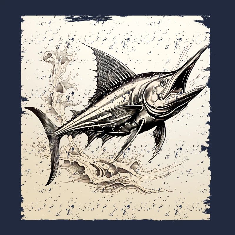 Marlin retro style