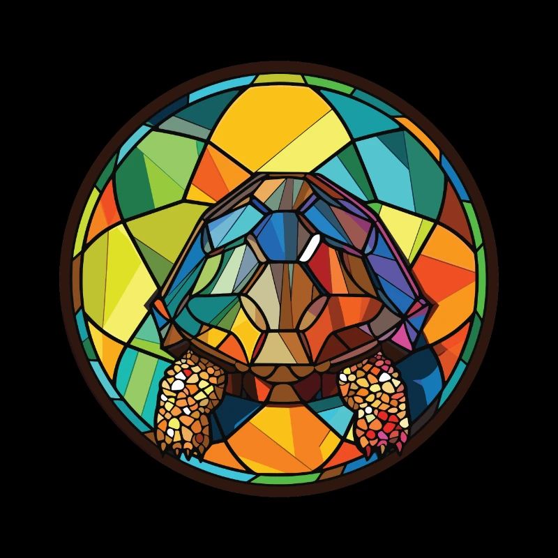 Tortue Aquarelle colorée Illustration d’animaux