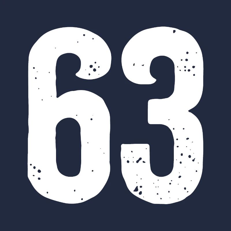 63 Numéros Blanc