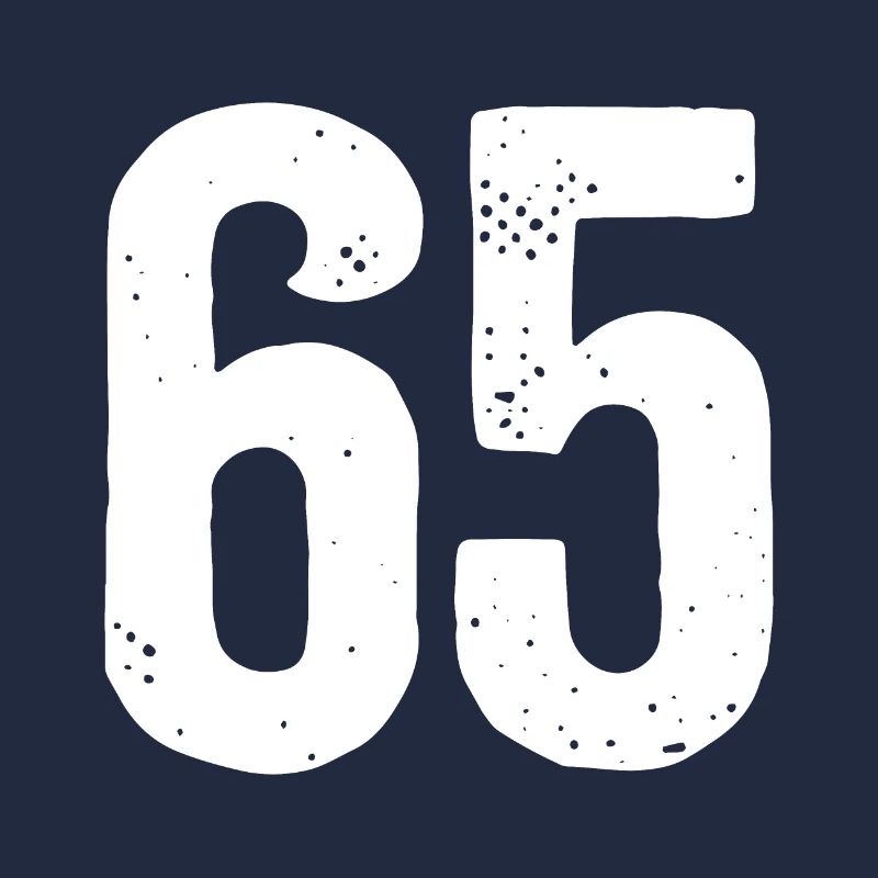 65 Numéros Blanc