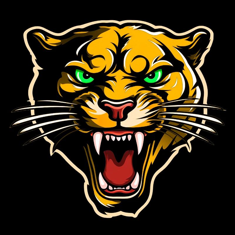 Panther Head Gold