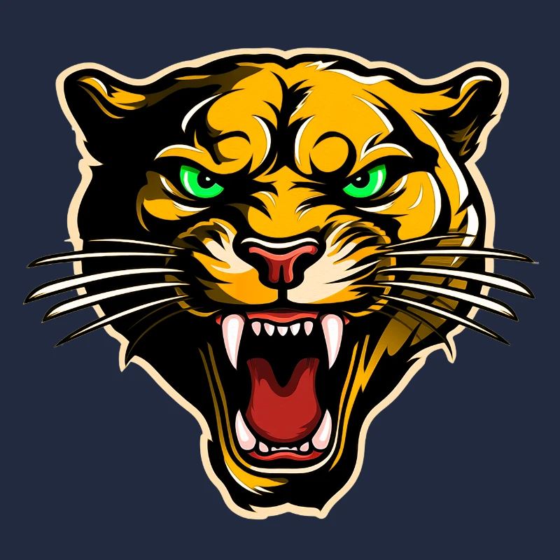 Panther Head Gold