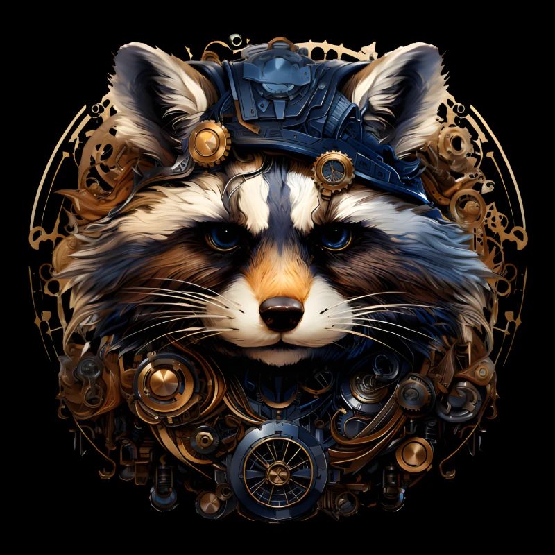 Steampunk Raccoon