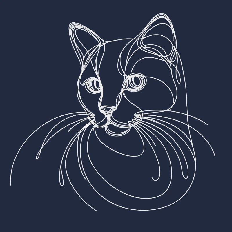 Sort de ligne de chat