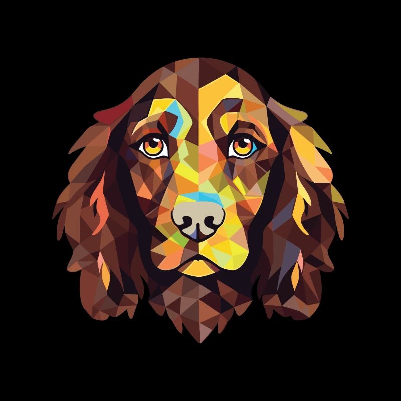 Boykin Spaniel Hunderasse Aquarell Illustration