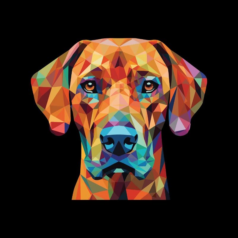 Rhodesian Ridgeback chien race aquarelle colorée