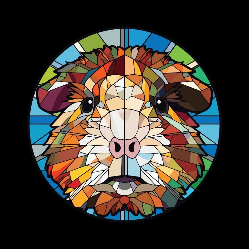 Cochon d’Inde Aquarelle colorée Illustration animale
