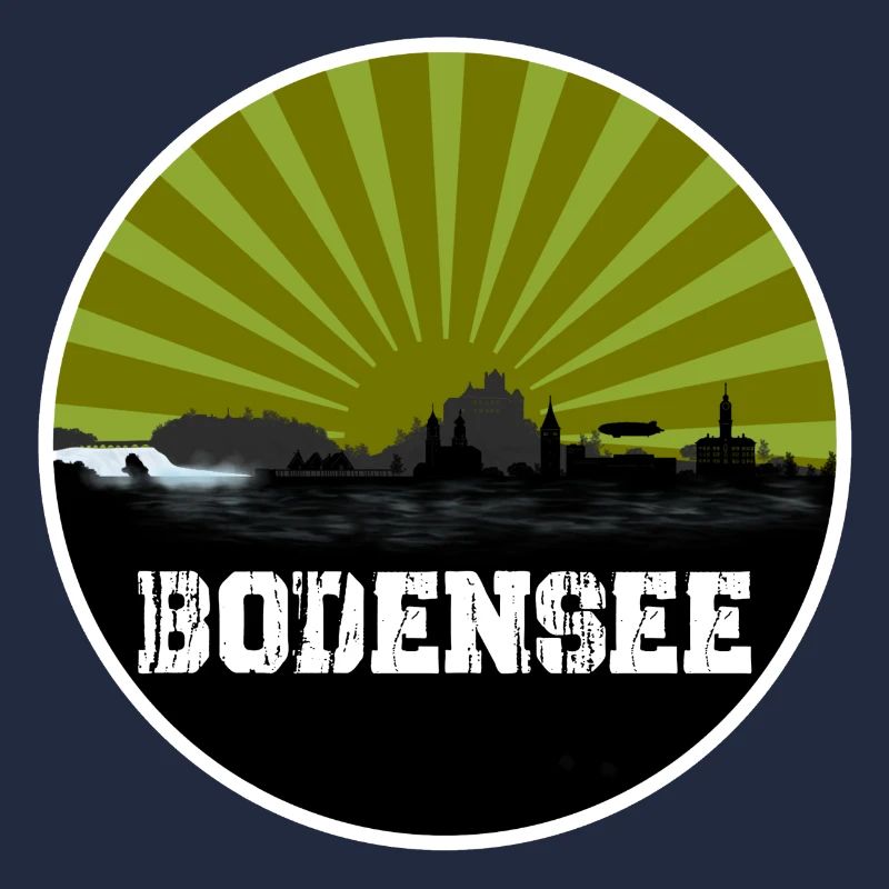 Bodensee Retro Skyline