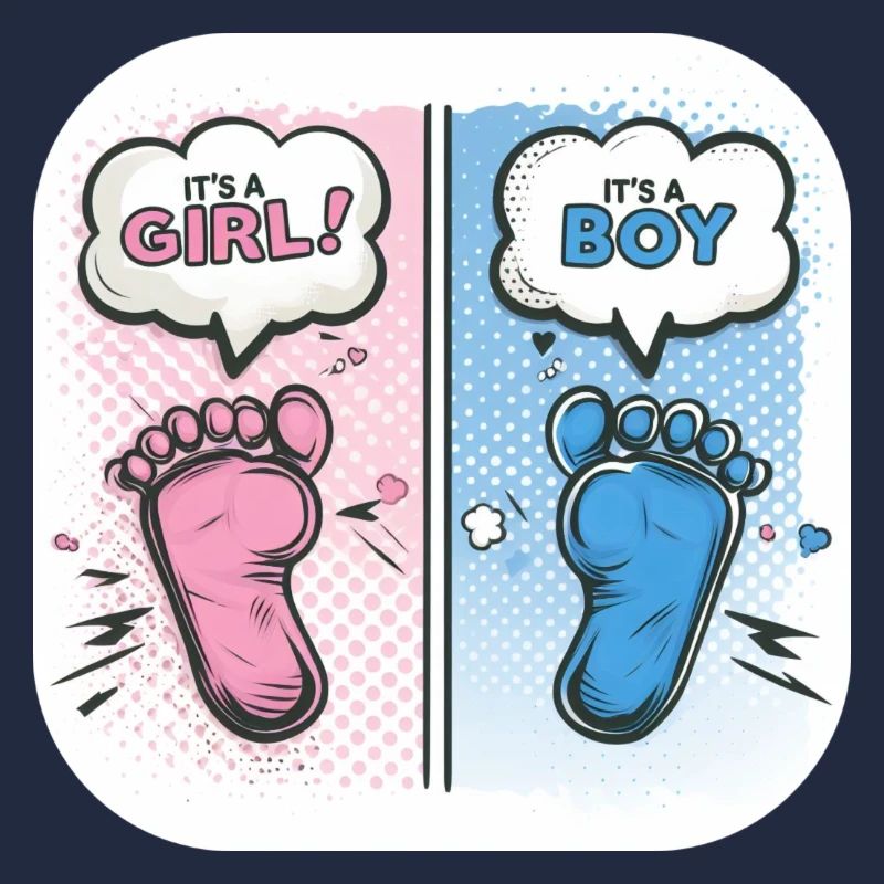 Füße Geschlecht Baby Junge oder Mädchen