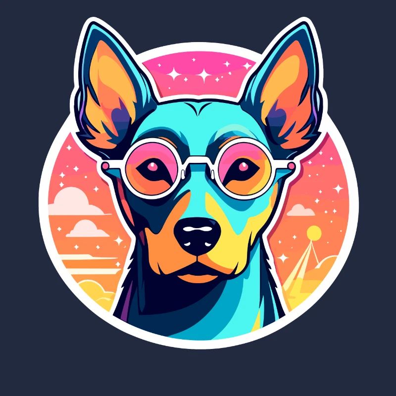 Doberman chien dessin
