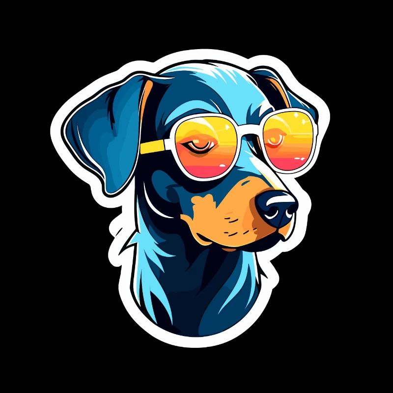 Doberman chien dessin