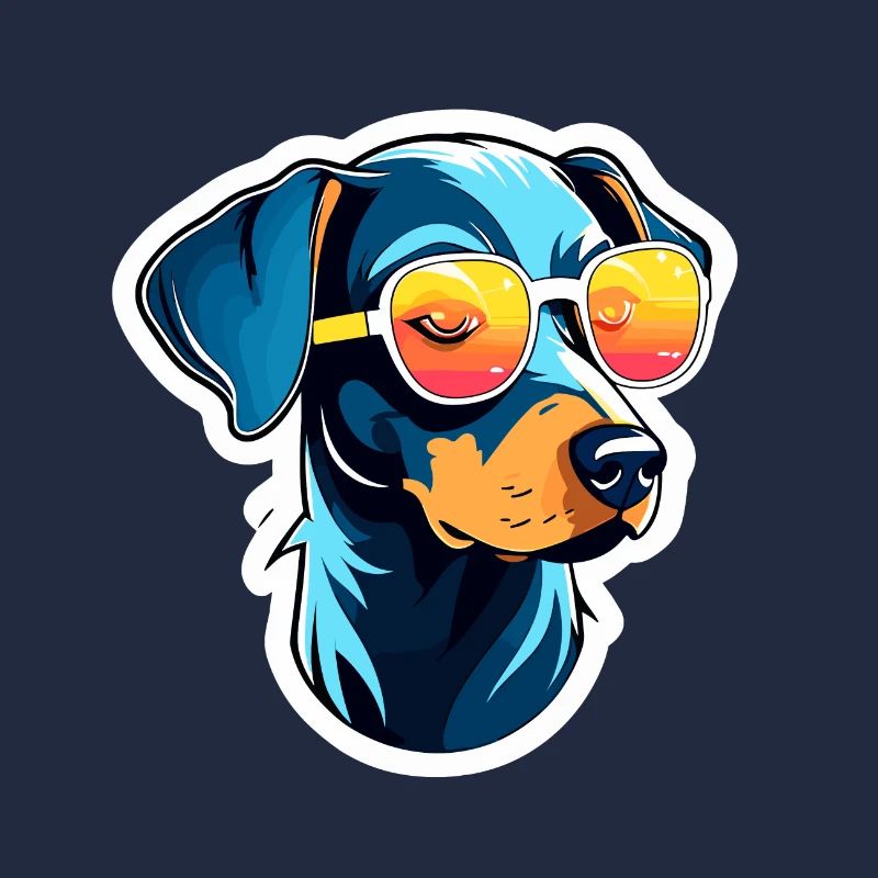 Doberman chien dessin