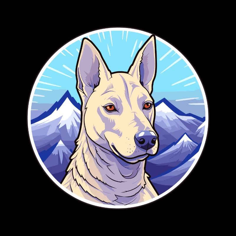 Bleu Thai Ridgeback chien race Cartoon Kawaii eau