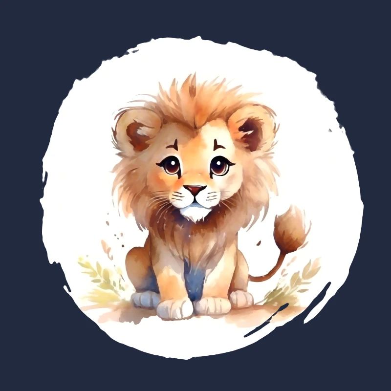 Aquarelle Lion