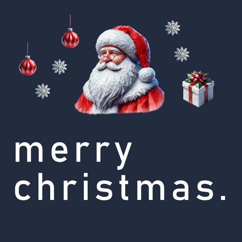 Merry Christmas Polygon