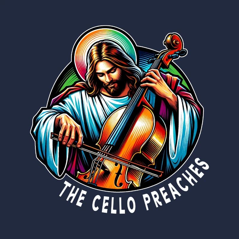 Le violoncelle prêche Jésus-Christ
