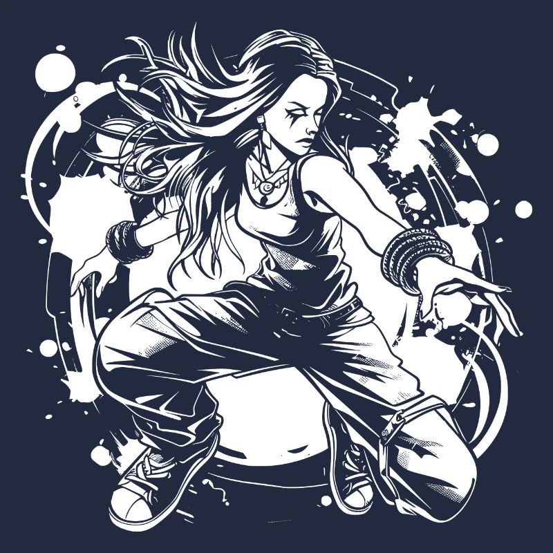 Breakdancer Mädchen