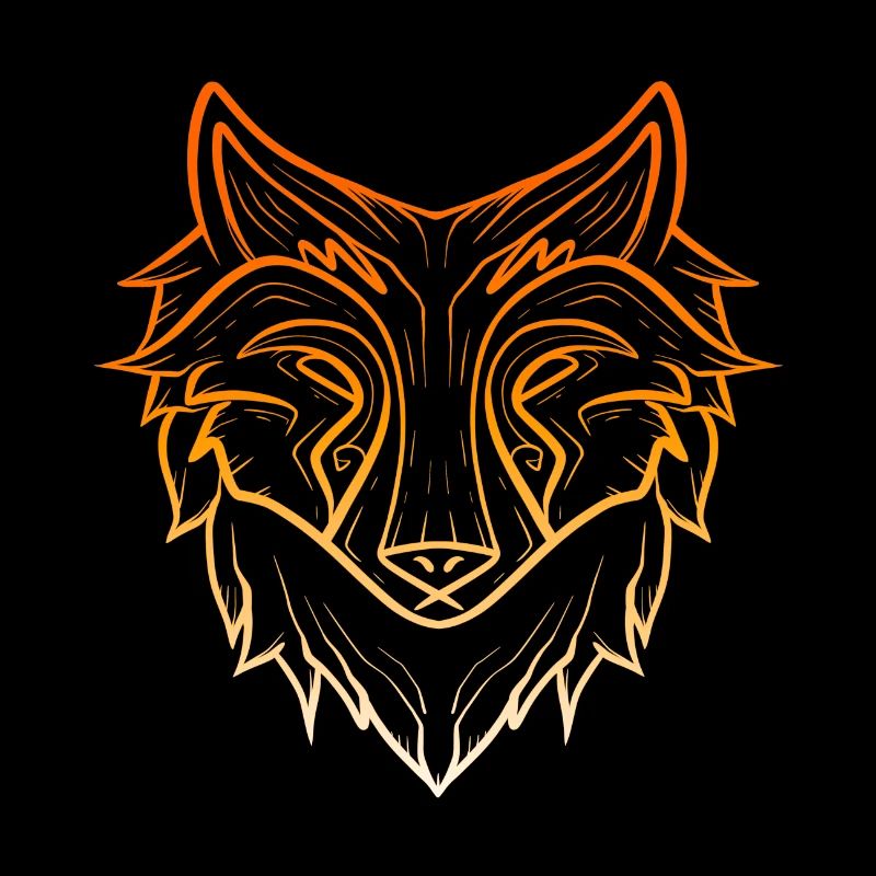 Loup lineart
