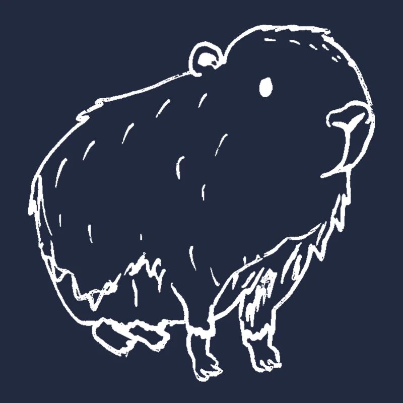 Blanc abstrait de Kapybara