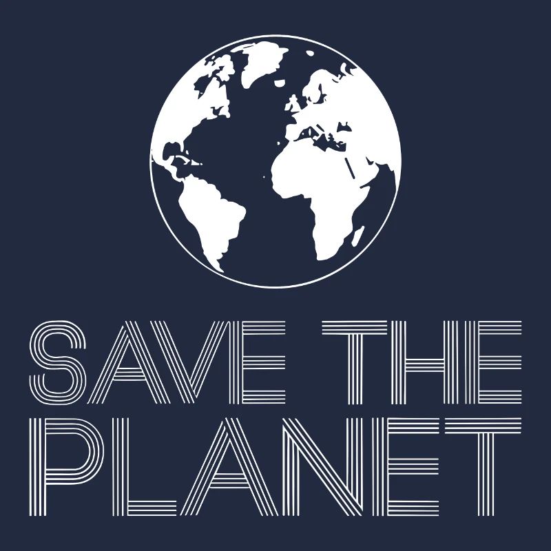 Save the Planet Erde Umweltaktivisten