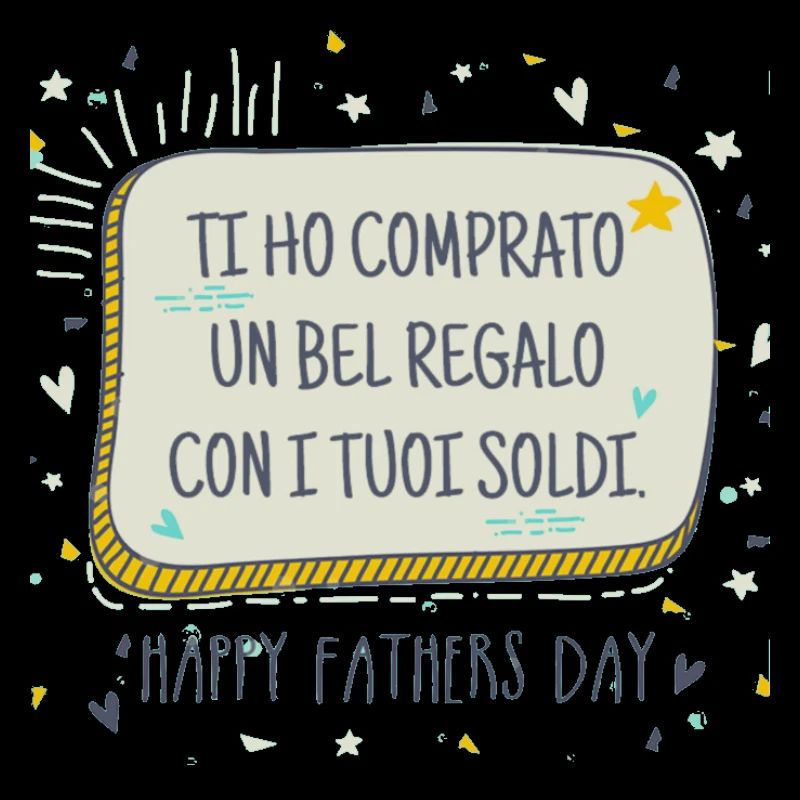Schenken Sie mit Ihrem Geld Papa