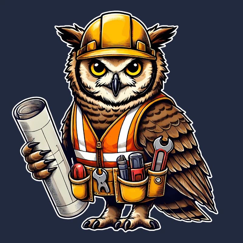 Construction Worker Owl – Clever & Crafty!