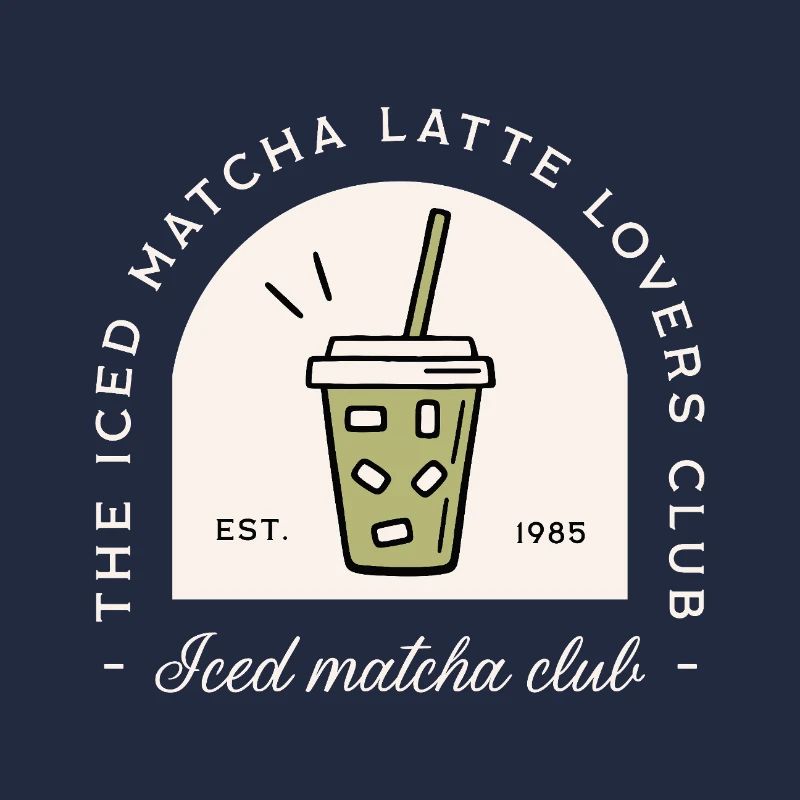 Iced matcha latte boisson japonaise humour